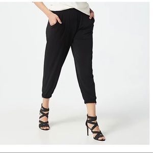 Lisa Rinna Collection- Cropped joggers